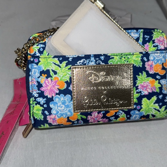 NWT Disney Parks x Lilly Pulitzer Crossbody Bag Purse Blue Mickey - Picture 6 of 9